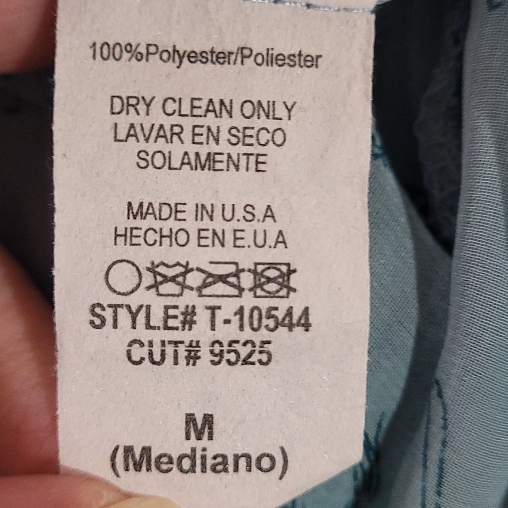 Final Touch Light Blue Giraffe Patterned Camisole… - image 7